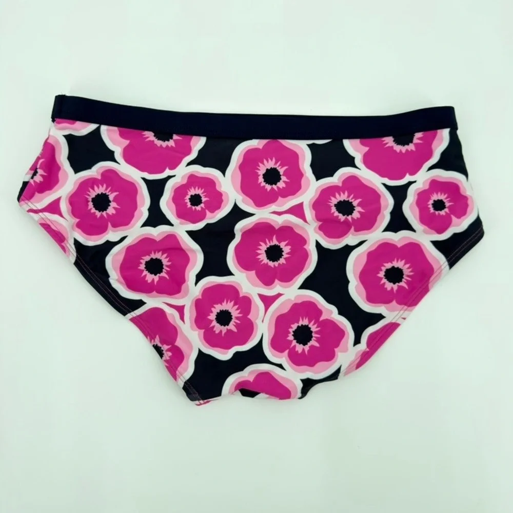 Thereabouts Kids XL Pink Poppy Floral Bikini Bottom Navy Blue Swim F31543